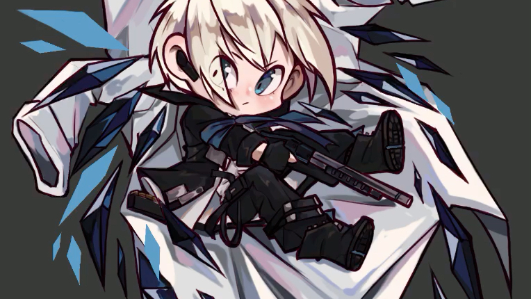 【明日方舟】送葬人新皮肤无题密令q版绘画过程「アンノウン99マザ