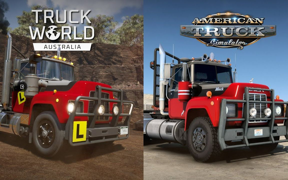 [图]澳大利亚卡车模拟VS美洲卡车模拟 | Truck World VS American Truck Simulator