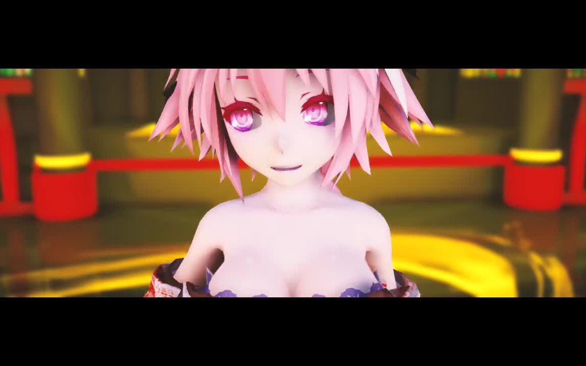 【60fps fate 阿福 桃花旗袍 mmd】