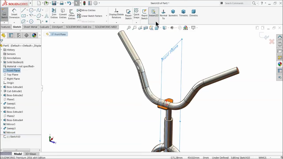 0.5solidworks自行车建模哔哩哔哩bilibili