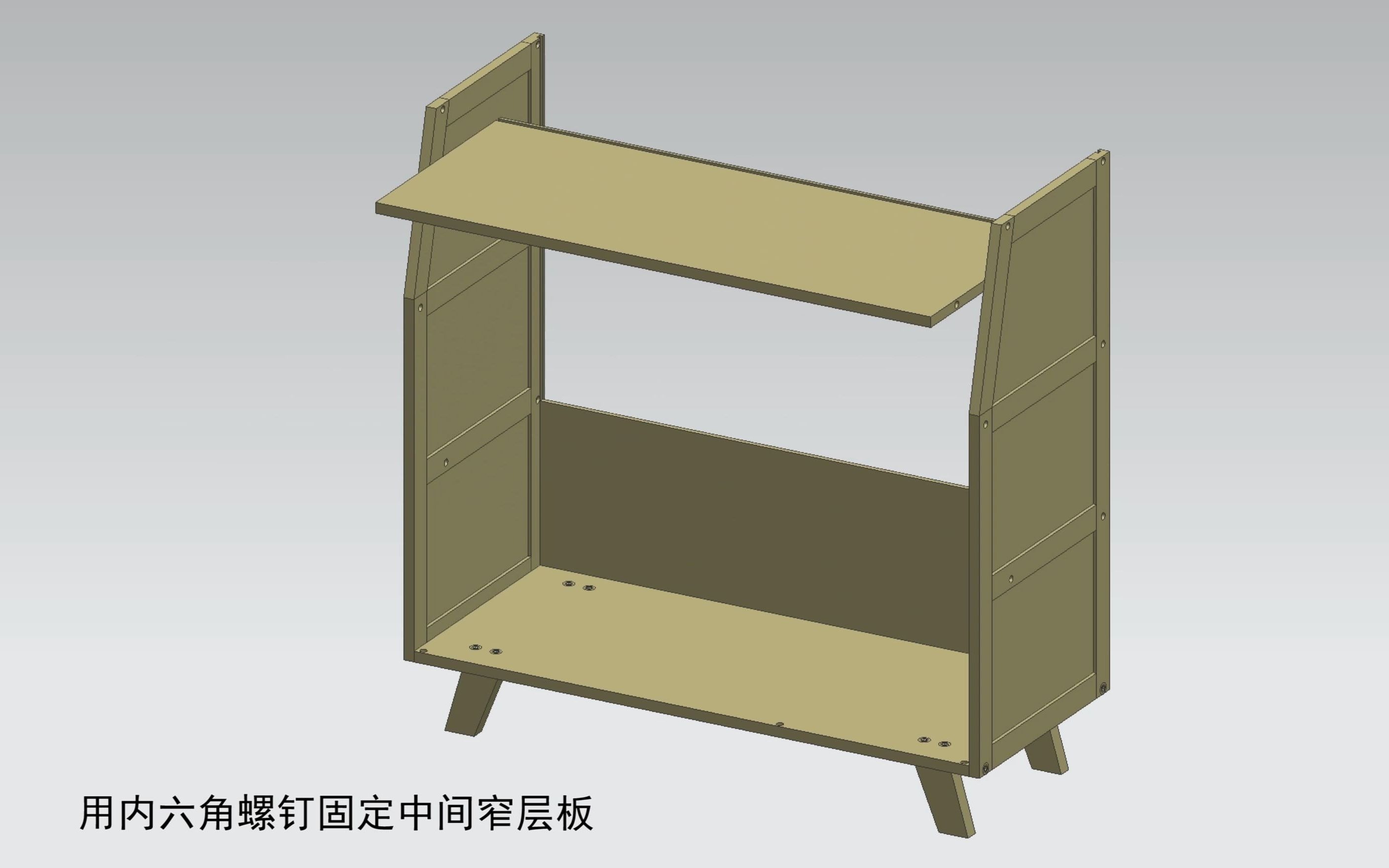 [图]174-北欧现代3门柜