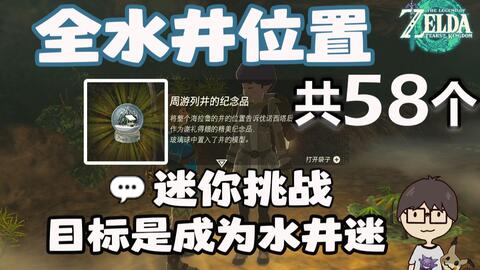 全58水井位置丨迷你挑战：目标是成为水井迷【塞尔达传说：王国之泪】