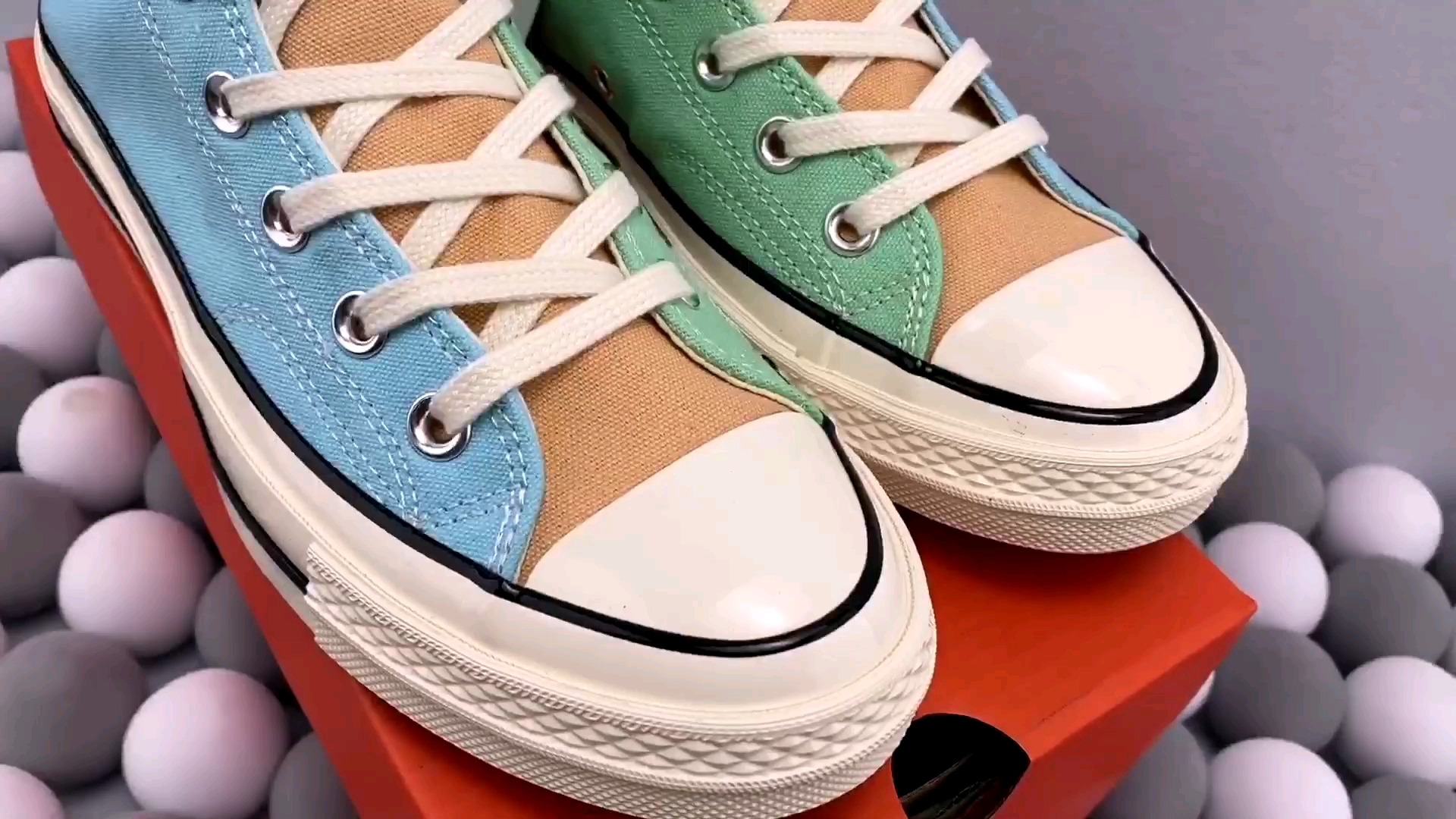 匡威converse chuck 70s 时尚夏日冰淇淋拼接