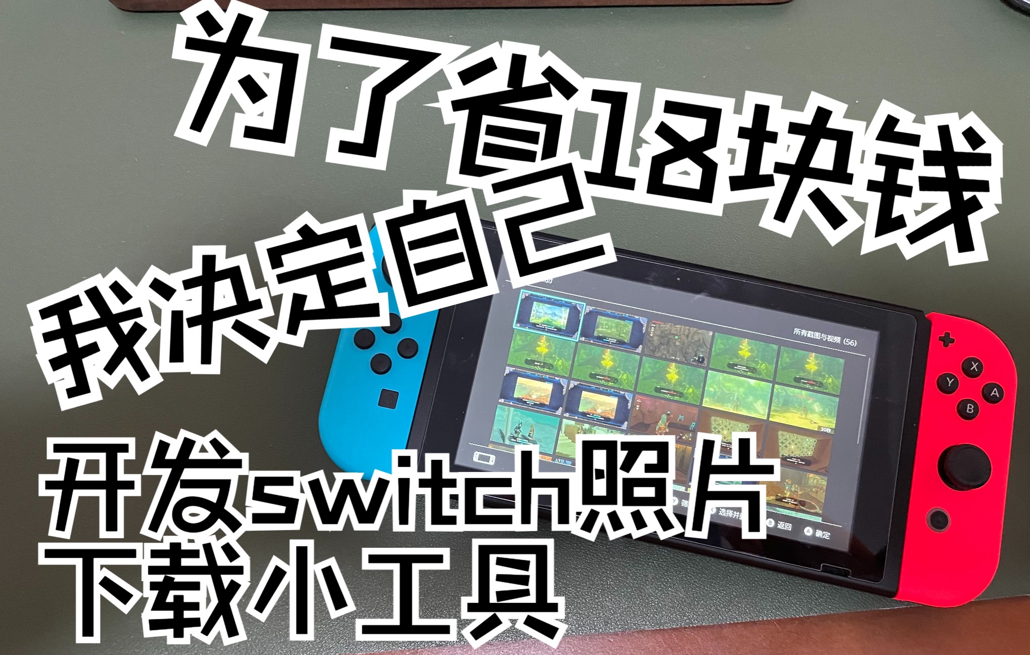 为了省18块钱,我决定自己开发一个switch照片下载小工具哔哩哔哩bilibili