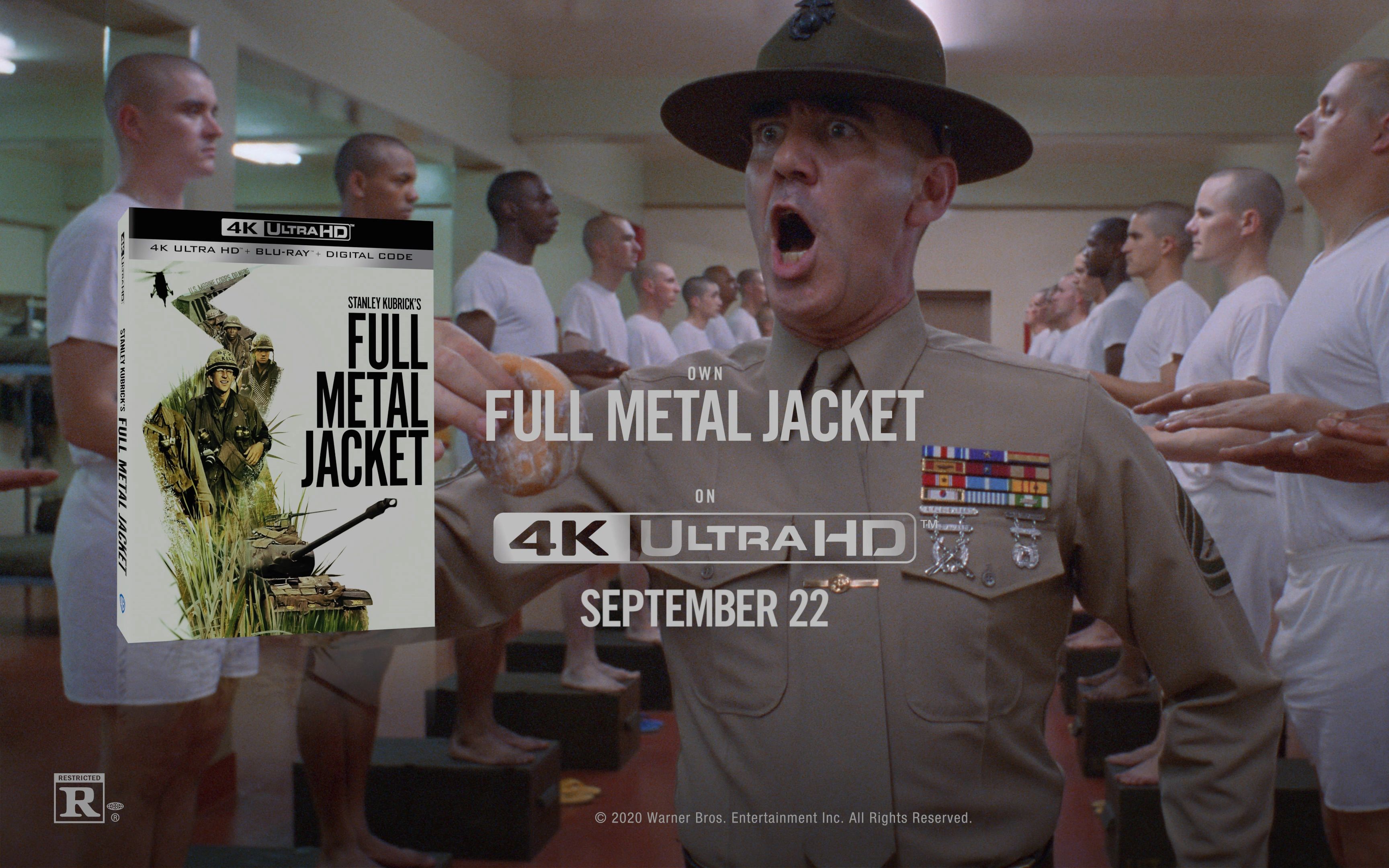 [图]【4K】史丹利·庫布里克：全金屬外殼/金甲部隊 全新4K修復版預告 Full Metal Jacket (1987) 4K Trailer