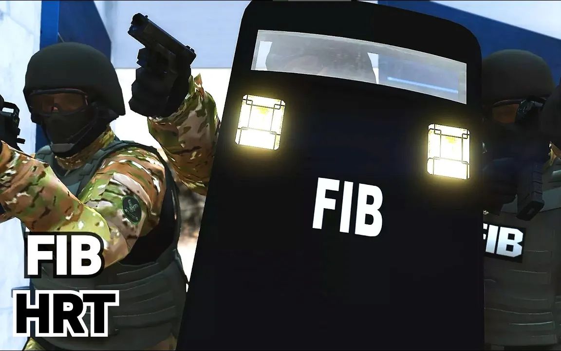 the fib hostage rescue team - gta 5 machinima fbi swat movie [4k