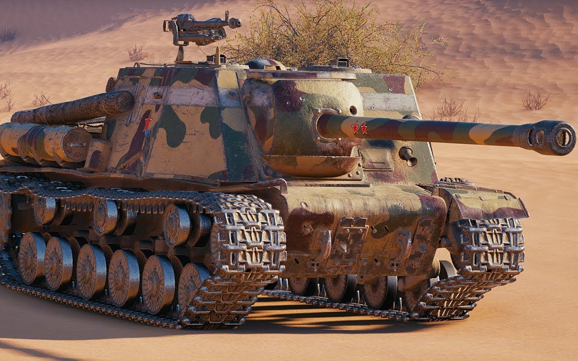 [lacho wot replays] 坦克世界 isu-122s - 4杀 0.61万伤害