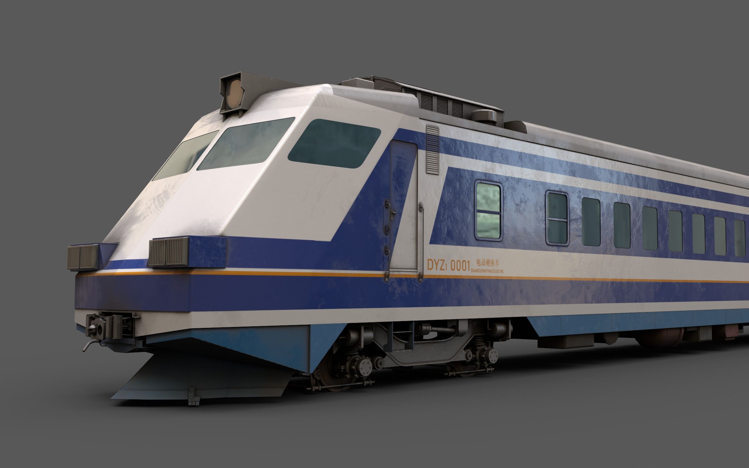 [trs2019] kdz1型电力动车组 我国第一代交流电力动车组 [krita