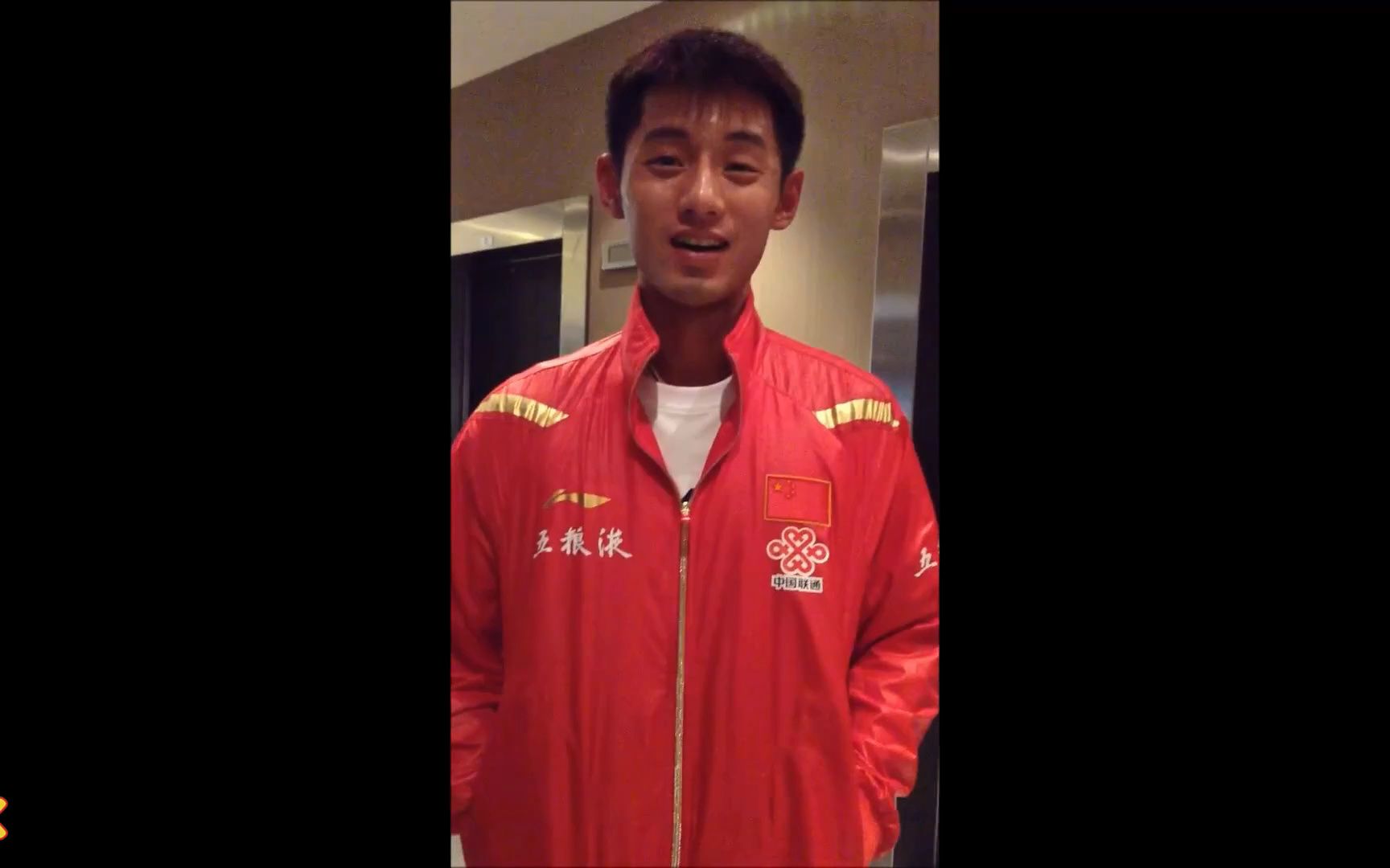 20130523【巴黎世乒赛】Greetings from Zhang Jike to Tospiando.com哔哩哔哩bilibili