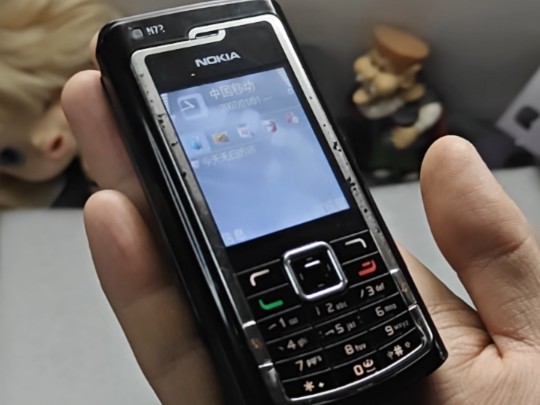 诺基亚n72手机,经典型号～#古董手机 #诺基亚手机