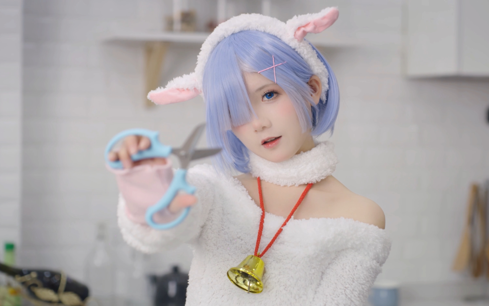 「小小天艺」雷姆cos～小绵羊雷姆cos视频正片-柠檬凤爪666-默认收藏