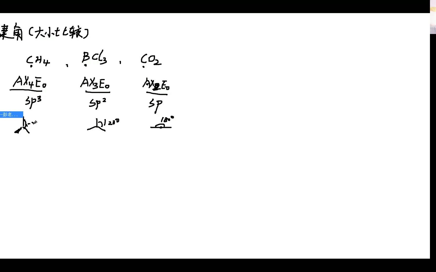 选修二 第二单元分子结构 键角的比较、沸点的比较、分子的极性与非极性哔哩哔哩bilibili