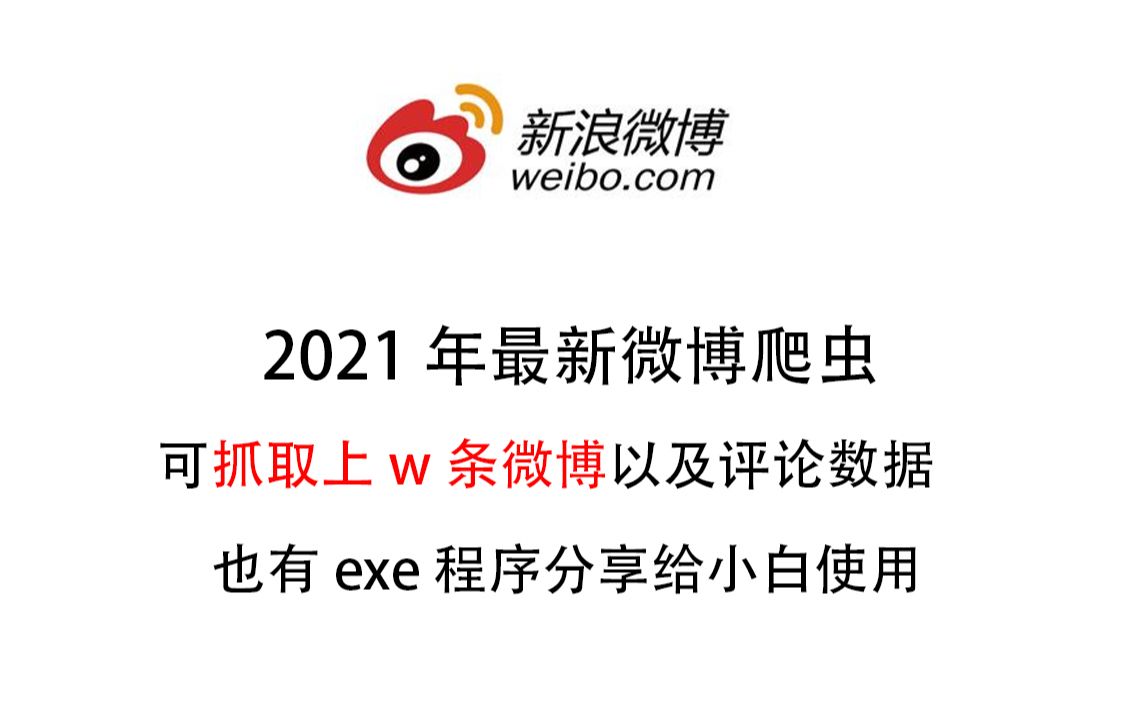 你还在为怎么爬微博而苦恼吗?小白也能抓取微博评论数据啦  python 爬微博 新手案列学习哔哩哔哩bilibili