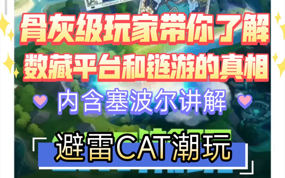 [图]【柏森】避雷CAT潮玩！一个视频带你了解数藏平台和链游的真相