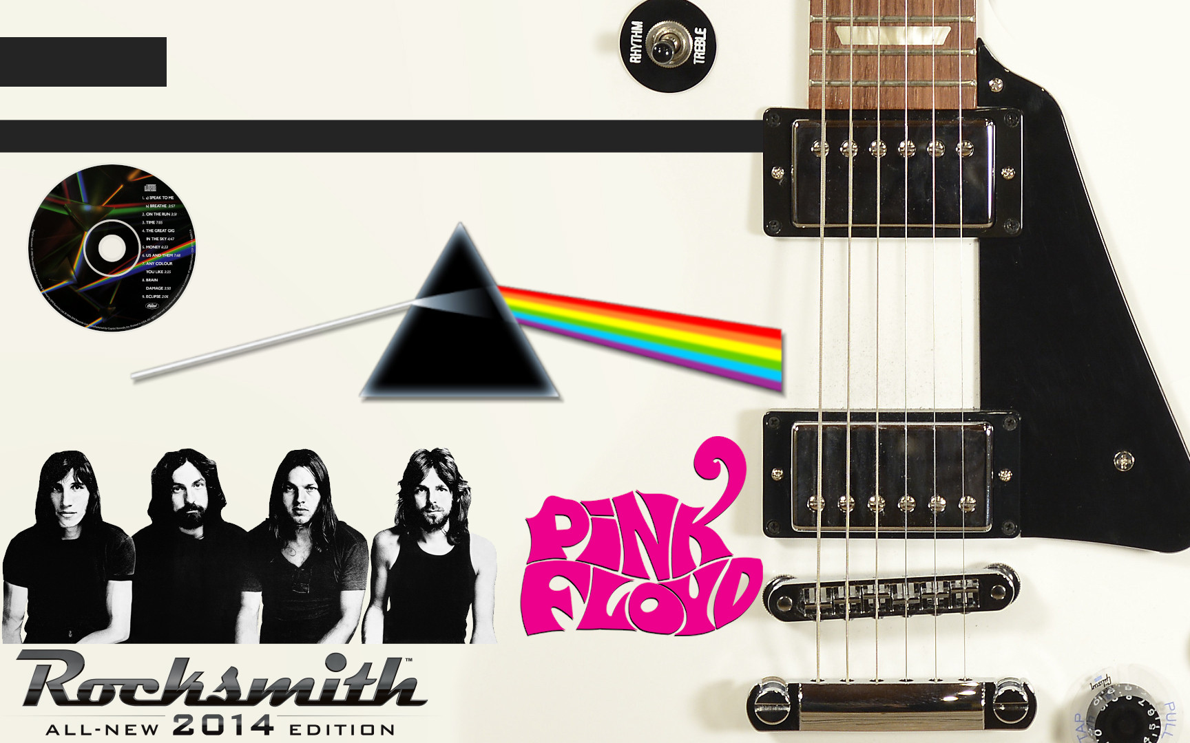 《The Dark Side of the Moon(月之暗面)》  Pink Floyd 贝斯合辑(摇滚史密斯 Rocksmith)哔哩哔哩bilibili