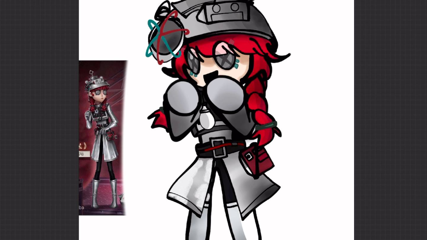 [第五人格玩具商-线控信号绘画过程]