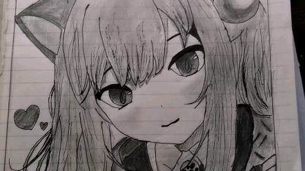 给大家画个猫羽雫