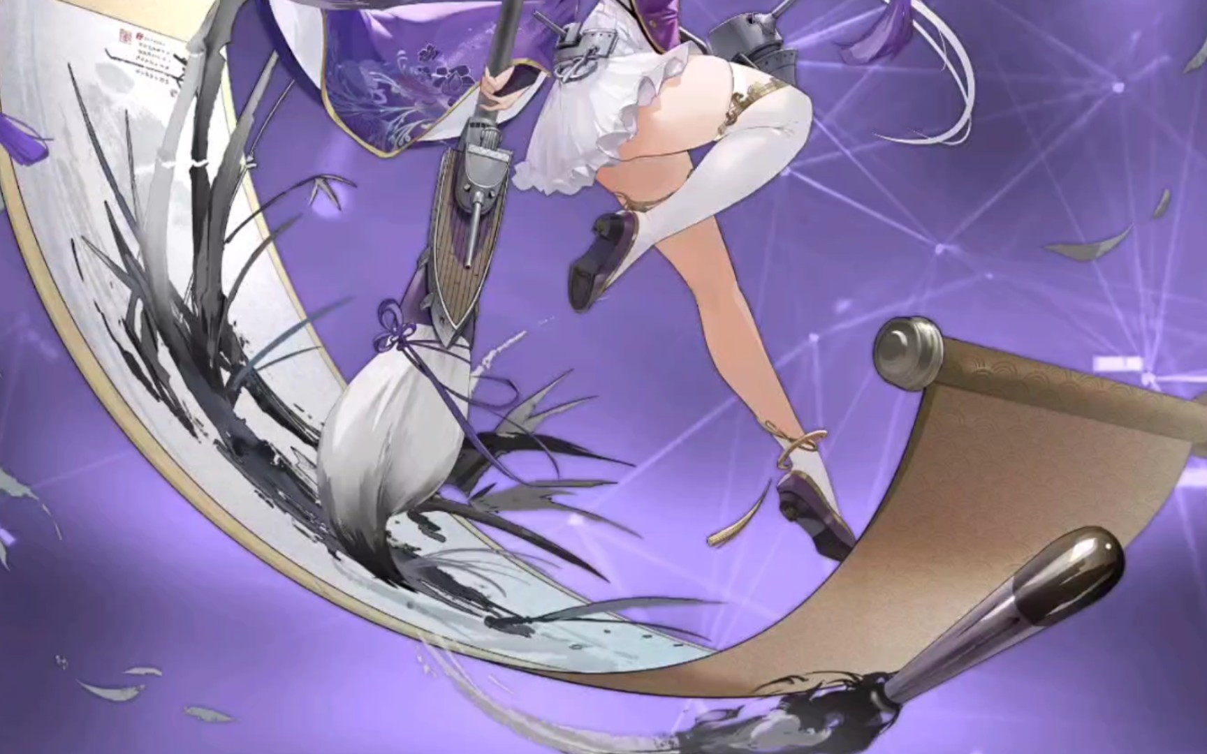 碧蓝航线 应瑞语音展示含特殊触摸,妹妹写得一手好毛笔字.