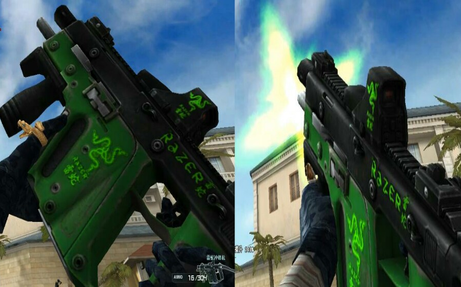 cf最新送出永久雷蛇mk5竟自带绿色火焰,这把老牌武器能否再战生化