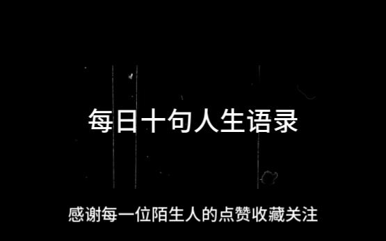 [图]【人生语录6】我这人从不记仇,一般有仇当场我就报了！