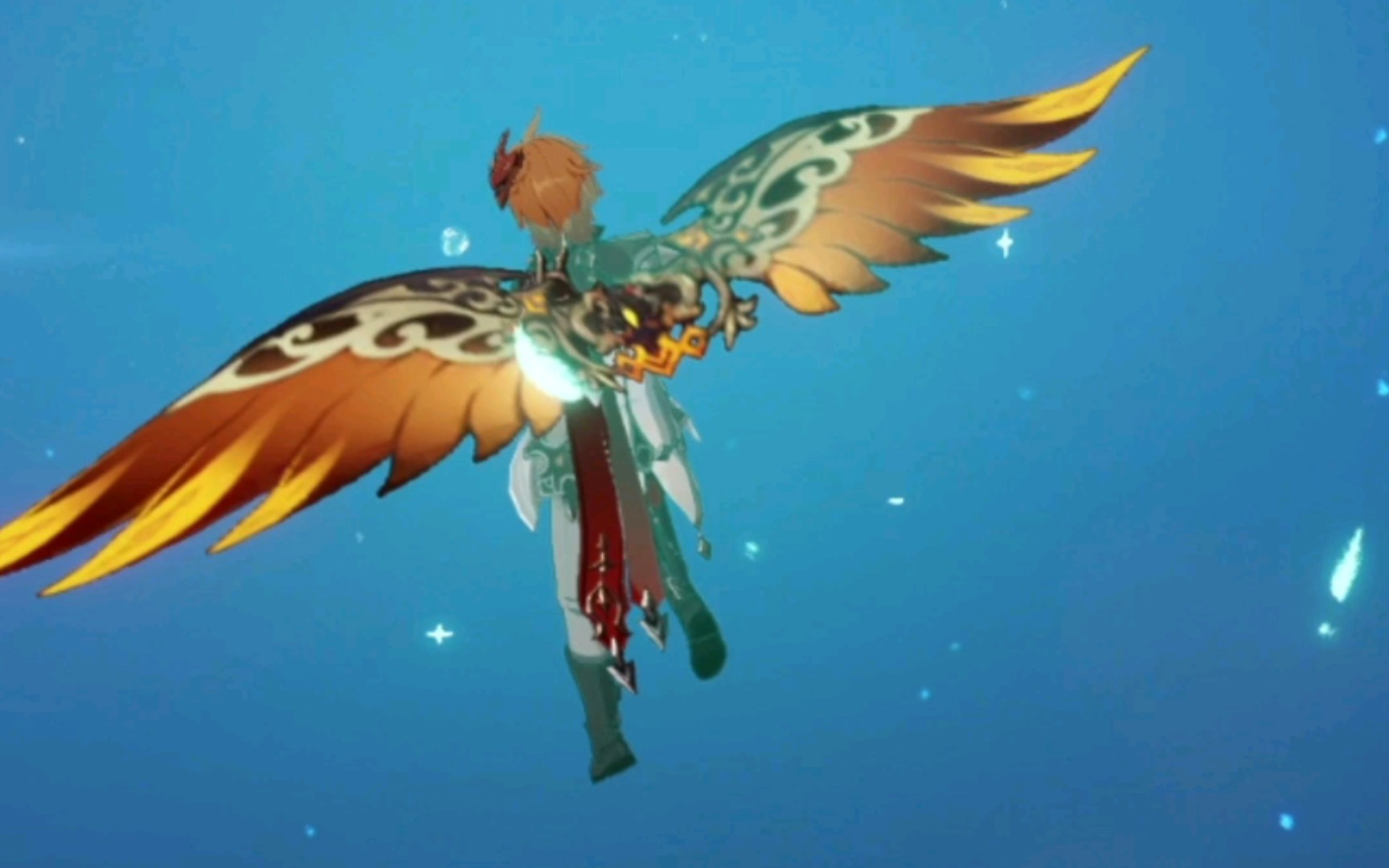 原神换上璃月的大翅膀飞飞飞66