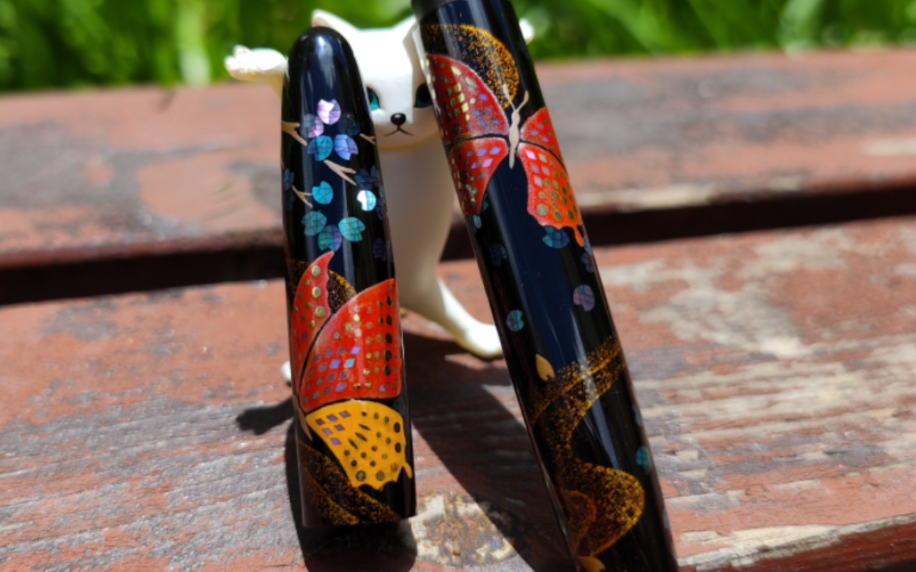 【漆艺】高莳绘「蝶舞·贰之型」