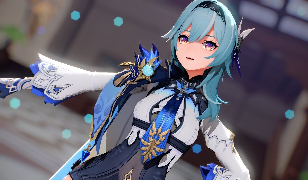 【原神mmd】kara - mister【优菈】【搬运】