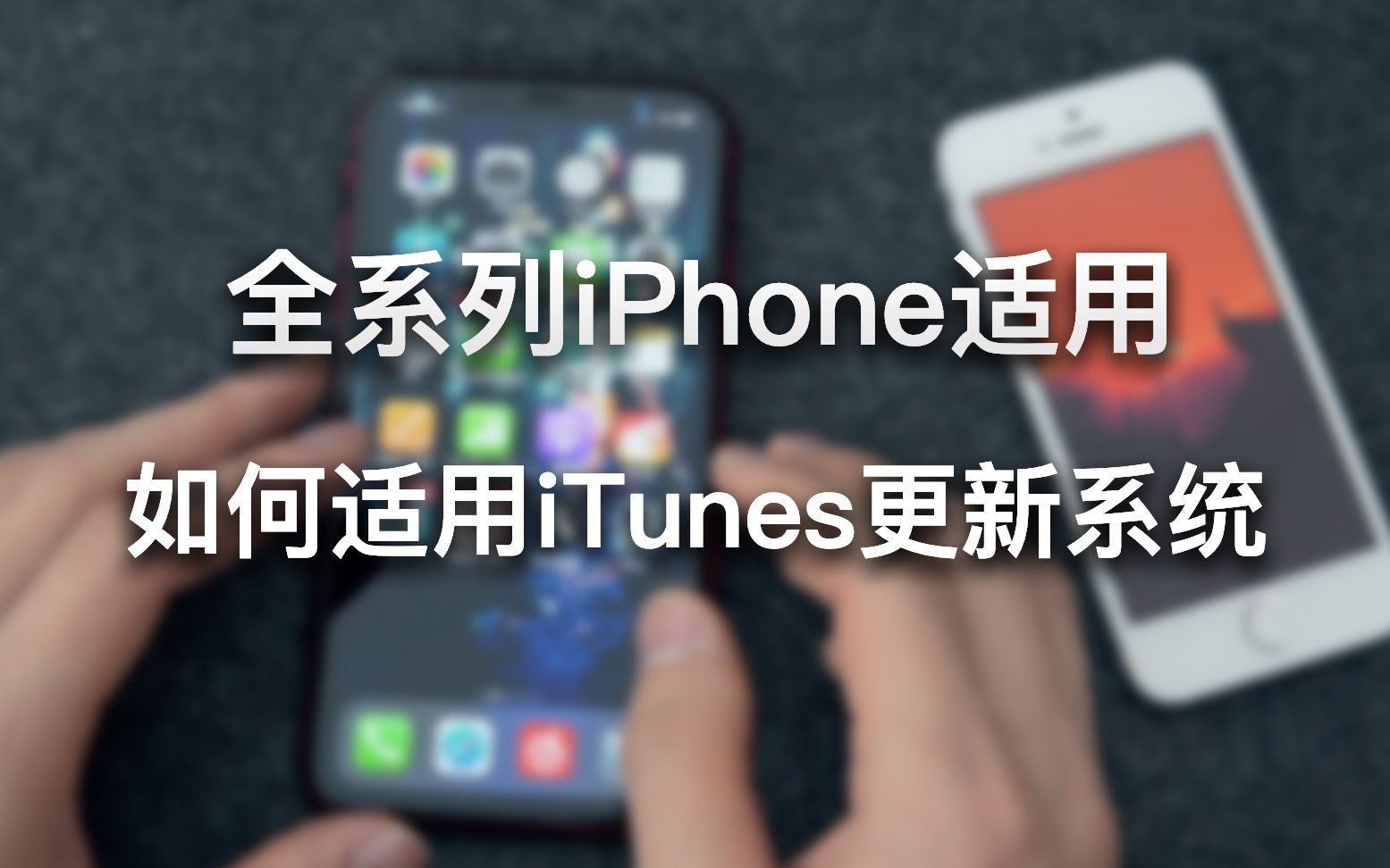 iPhone如何使用iTunes更新系统?全机型适用!哔哩哔哩bilibili