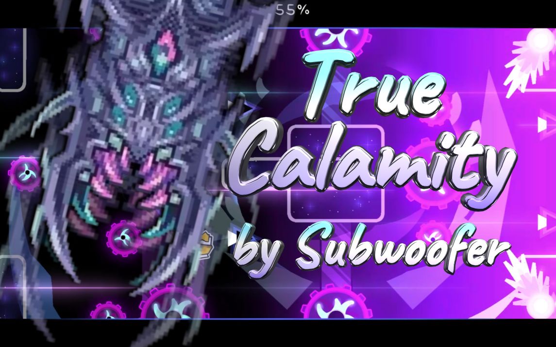 【几何冲刺/泰拉瑞亚灾厄】神明吞噬者"true calamity 100%