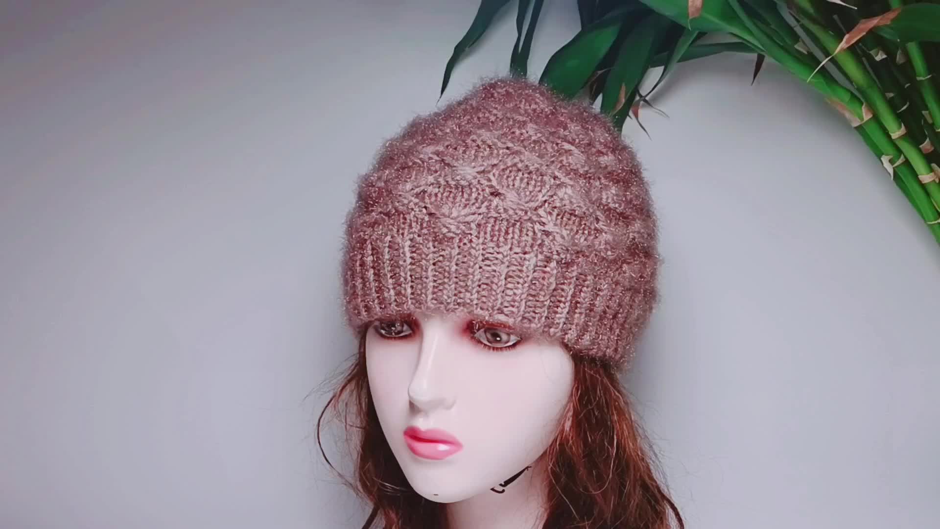 男女同款幸福花帽子编织方法第一