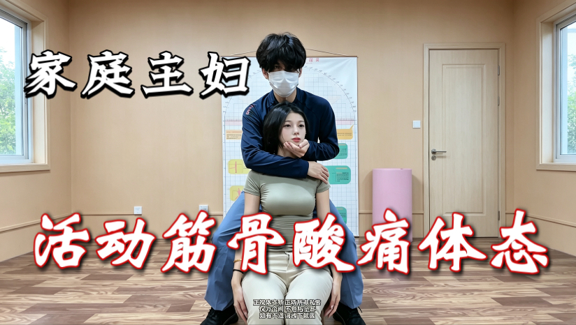 家庭主妇 活动筋骨酸痛体态