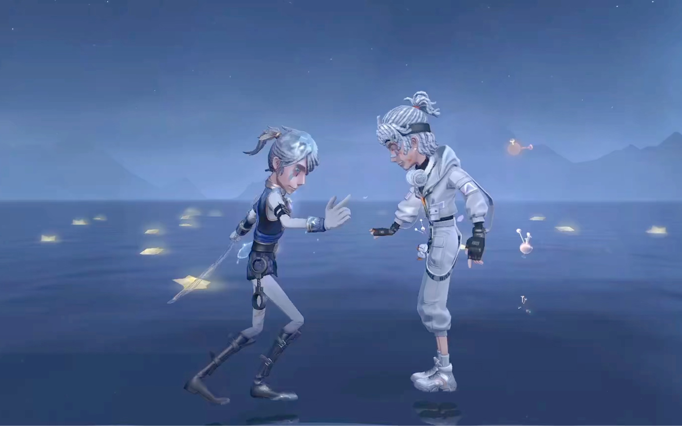 也是和卢卡跳上舞了!