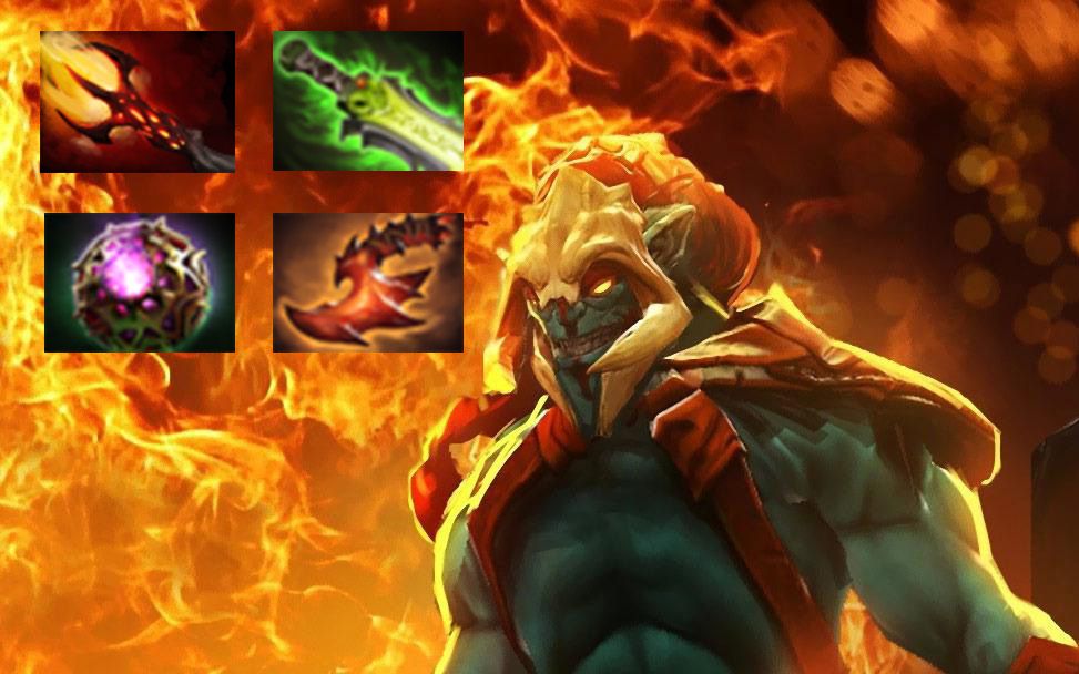 dota2 7.30哈斯卡虚空大根,血条消失术,天地同寿经典打法.