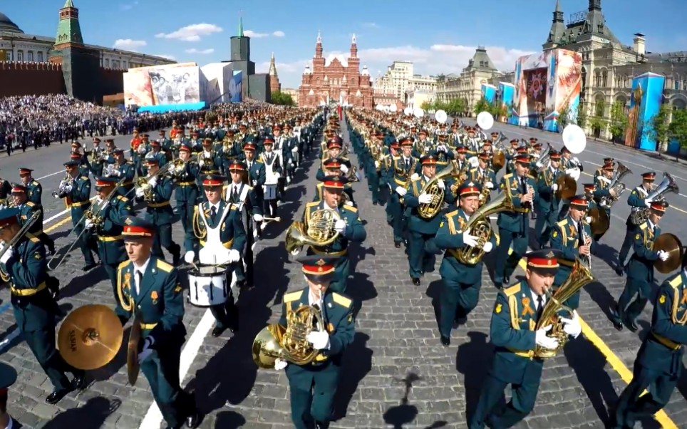 铃铛树视角2016年5月9日莫斯科胜利日红场阅兵