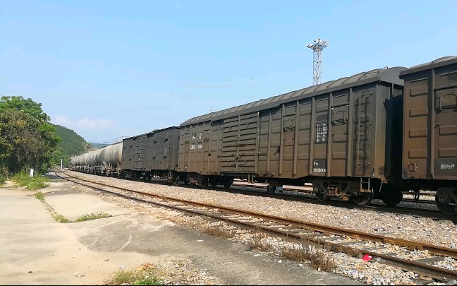 永加线西瓜牵引货列返回