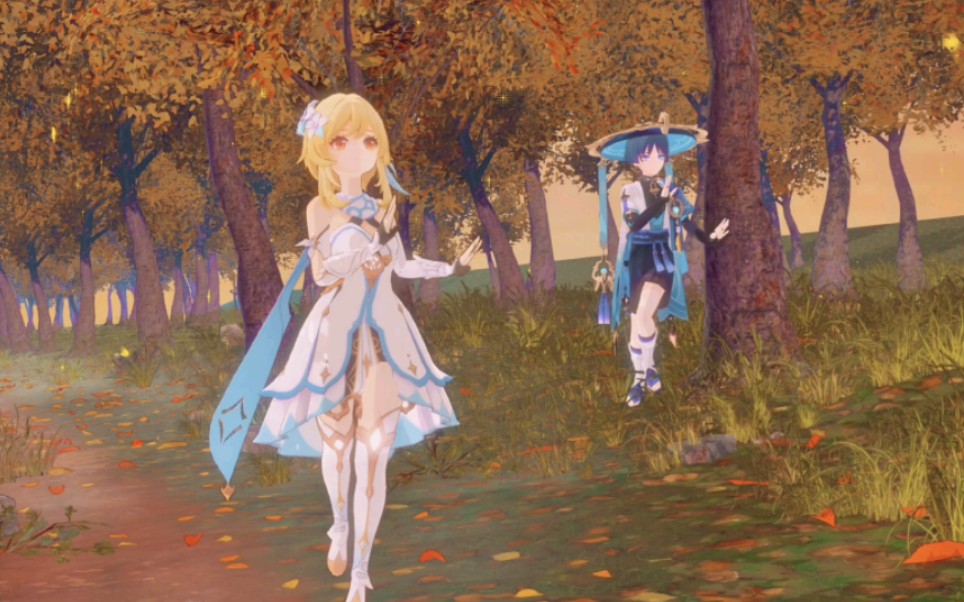 【原神mmd/散荧】i really really like you