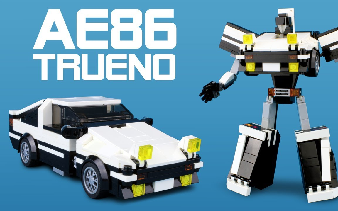 【km】头文字d ae86 变形机器人 乐高moc