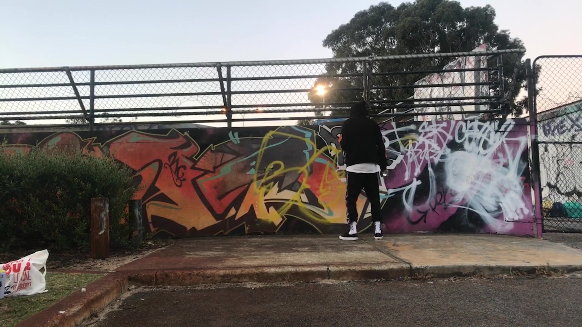 graffiti sefan perth 街头快速涂鸦 滑板公园涂鸦