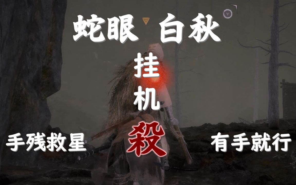 只狼蛇眼白秋挂机逃课无伤手残救星有手就行新手向