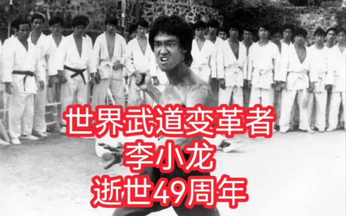 世界武道变革者李小龙逝世49周年哔哩哔哩bilibili