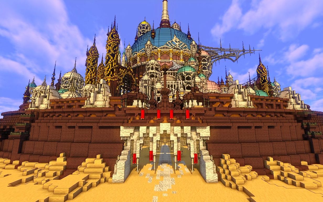 ff14最终幻想14mc大佬建沙都乌尔达哈