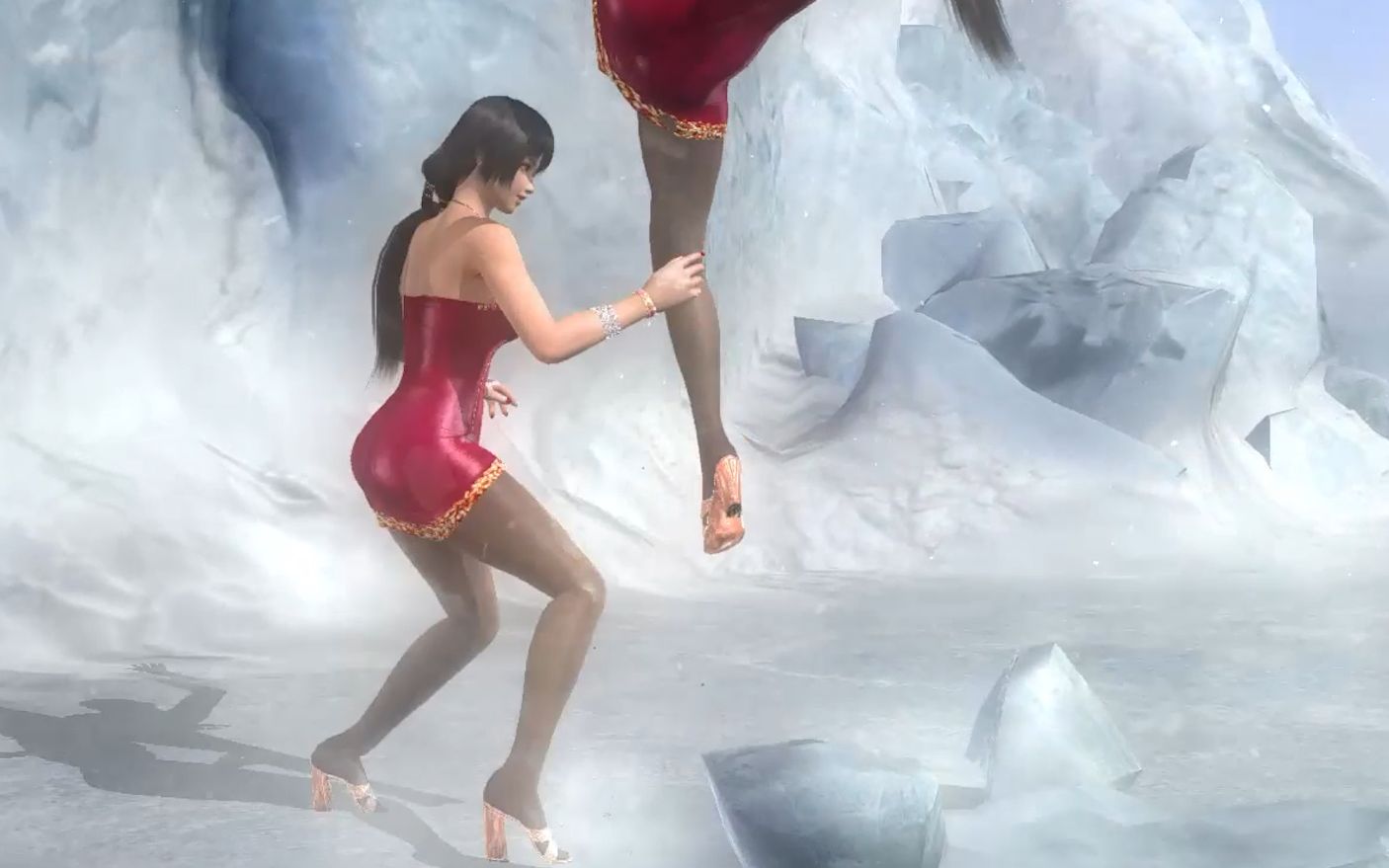 死或生直虎vs直虎雪山好冷只好靠打架取暖