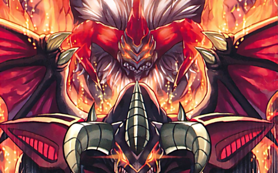 【游戏王】卡格子而蓝瘦的真红莲超新星龙