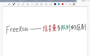 Download Video: FreeRtos——信号量与队列的区别