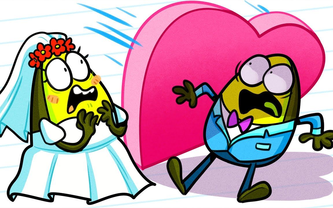 牛油果动画:牛油果夫妇将准备豪华婚礼,却上当受骗豪华婚礼泡汤