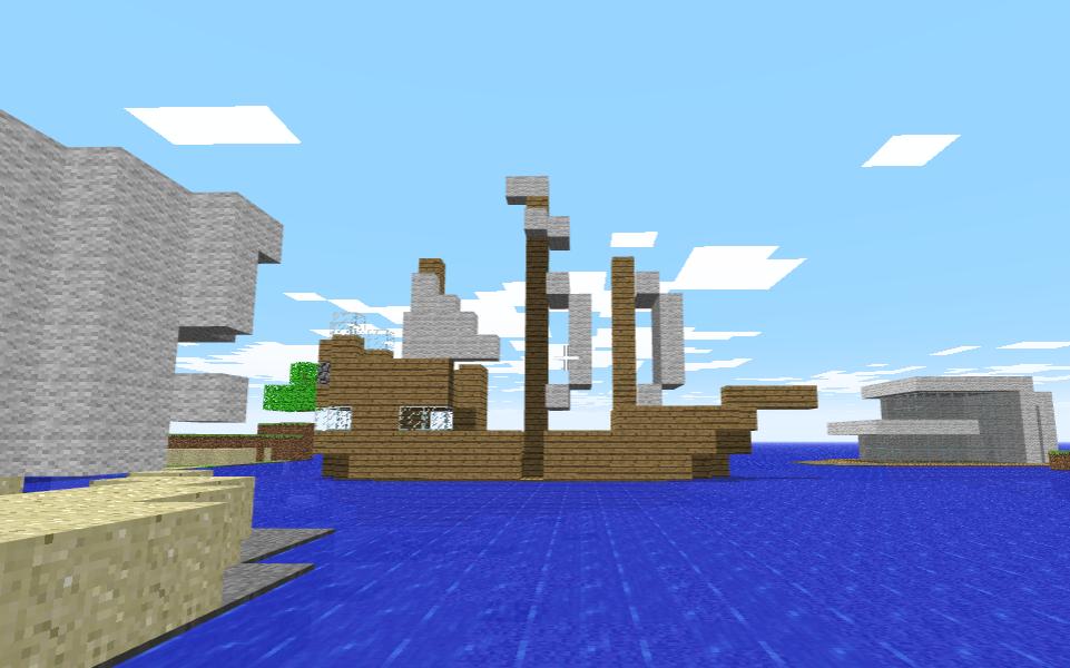 我的世界海盗船展示_哔哩哔哩_bilibili