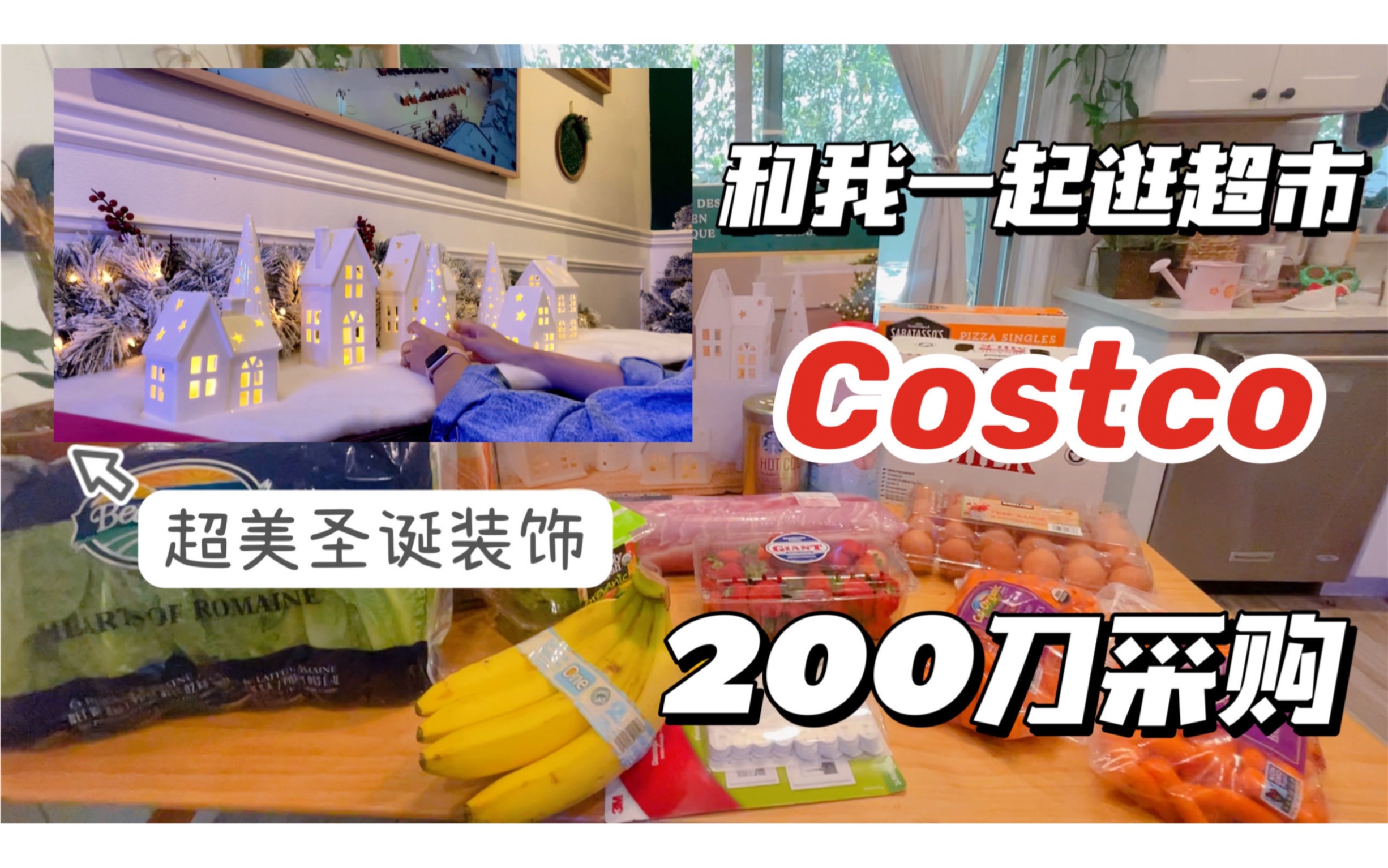 【和我一起逛超市 | 美国Costco两百刀采购 | 超美圣诞季 | 2023.11】哔哩哔哩bilibili