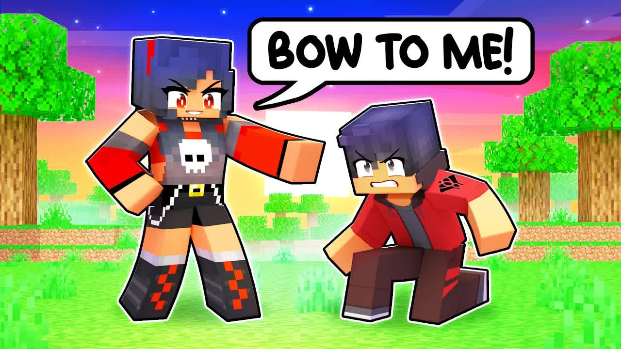 [图]【Aphmau】MEAN APHMAU 是 Minecraft 中的 BOSS！--