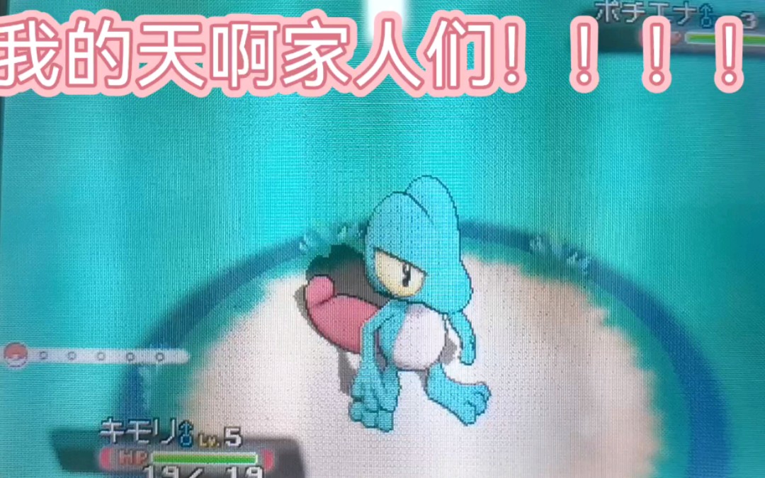 宝可梦蓝宝石复刻初始闪如此美妙的开局请为我欢呼为我喝喝喝彩pq