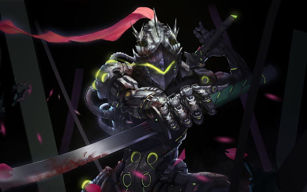 守望先锋源氏光速刀秒刀高能集锦燃燃燃